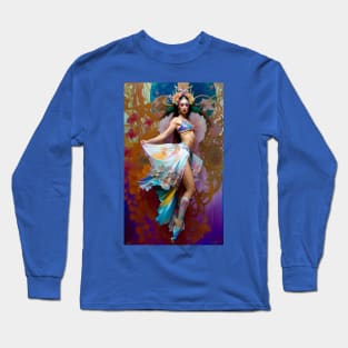 Exotic art a beautiful dancer Long Sleeve T-Shirt